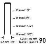 Fervi - agrafes 0585 / 9013 - 5, 7x13h mm