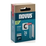 Agrafe � dos �troit c type 4 largeur 6 mm longueur du poteau 26 mm largeur de fil 1, 1 mm