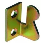 Agrafe picarde - acier cataphor�se - coud�e droite