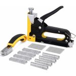 Agrafeuse 3 en 1 robuste avec 3000 agrafes et dgrafeuse, agrafeuse manuelle en acier pour tissus d'ameublemen ...