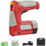 Agrafeuse electrique, agrafeuse, batterie au lithium, chargement usb, cloueuse electrique sans fil, 3 ...