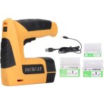 Agrafeuse electrique cloueuse sans fil - batterie li - ion , rechargeable - id�al bricolage, d�coration ...