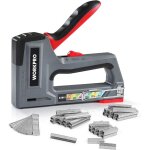 Agrafeuse murale multifonction 6 en 1 avec 4000 agrafes, agrafeuse manuelle pour fixer le mat�riel, d�coration ...