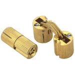 Ahlsen - 10 pcs charnières cylindriques en laiton, caché charnière invisible tonneau pour diy porte en ... Ahlsen - 10 pcs charnières cylindriques en laiton, caché charnière invisible tonneau pour diy porte en ...