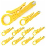 Ahlsen - 10 pcs mini pince  dnuder / cble rseau outil de sertissage / dnudeur de fil de rseau / ...