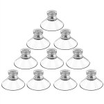 Ahlsen - 10 pi�ces ventouse a visser, ventouse filet�e ventouses avec filetage, ventouse en plastique ...