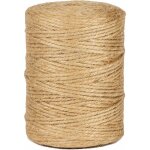 100m de ficelle de jute teinte naturelle, sans got, convient pour le bricolage, le jardinage, l'entretien, ...