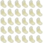 Ahlsen - lot de 30 �querres en forme de l - 23 mm x 17 mm - angle de 90 degr�s - connecteurs en bois ...