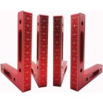 Lot de 4 querres de positionnement  90 degrs, 11, 9 x 11, 9 cm, en alliage d'aluminium, pour menuiserie, ...