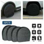 Ahlsen lot de 4 housses de pneus étanches pour roue de secours, remorque, camping - car, protection anti ... Ahlsen lot de 4 housses de pneus étanches pour roue de secours, remorque, camping - car, protection anti ...