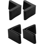 Ahlsen 4pcs casquette pieds chaise angle fer forme l patin meuble table embout capouchon corni�re protection ...