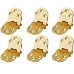 6pcs plat porte cabinet pliable charnires tanble, table machine coudrecharnire flip pliable alliage ...