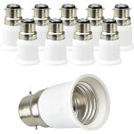 Ahlsen b22 vers e27 socket convertisseur, adaptateur de douille pour ampoules led et ampoules halogènes, ... Ahlsen b22 vers e27 socket convertisseur, adaptateur de douille pour ampoules led et ampoules halogènes, ...