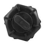Bouchon de bouchon de vidange de canot gonflable vanne de vanne de vidange de bateau noir durable noir ...