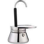 Ahlsen - cafeti�re � expresso pour cuisini�re, cafeti�re � moka � bec unique en acier inoxydable, cafeti�re ...