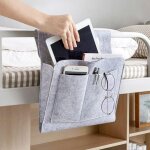 Ahlsen - canape vide poche lit sac de rangement feutre de chevet organisateur de chevet canap� accoudoirs ...