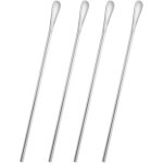 Ahlsen - cuill�re � m�langer le caf� en acier inoxydable � long manche, b�tonnet � cocktail et b�tonnet ...