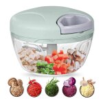 Ahlsen - hachoir manuel, 500 ml hacher dcouper et mixer lgumes viandes noix oignons grce  ses lames ...