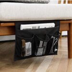 Ahlsen - organiseur de chevet - 4 poches - pour lit ou canapé - sac de rangement à suspendre - Étui support ... Ahlsen - organiseur de chevet - 4 poches - pour lit ou canapé - sac de rangement à suspendre - Étui support ...