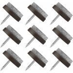 Ahlsen patin chaise a clouer, 80 pcs clous patins de meuble, patins glisseurs rond 22mm tampon chaise, ...