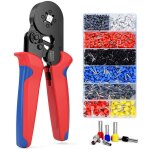Ahlsen - pince � sertir, kit d'outils de sertissage avec 1200 cosses embouts de c�ble pince � embout ...