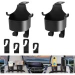 Ahlsen porte gobelet voiture, 2pcs porte - gobelet de si�ge de voiture avec 2 crochets de si�ge, diam�tre ...