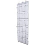 Ahlsen - range chaussures à suspendre sur la porte, sac de rangement suspendu avec 24 poches, rangement ... Ahlsen - range chaussures à suspendre sur la porte, sac de rangement suspendu avec 24 poches, rangement ...