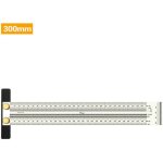 Ahlsen - r�gle t pour le travail du bois de haute pr�cision pour la coupe, r�gle de ligne de scribe d'�chelle ...