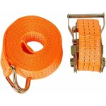 Sangles  cliquet, sangles d'arrimage 5m x 50mm pour class 5000 kg convient pour les camions, les entrepts ...