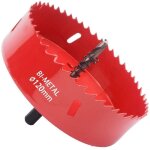 Scie cloche bimtallique, scie cloche  bois 120 mm, scie cloche centrale pour percer le plastique, ...
