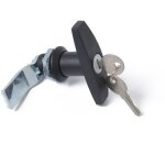 Serrure à poignée en t, fixation arrière t poignée serrure boîte à outils serrure de porte de garage ... Serrure à poignée en t, fixation arrière t poignée serrure boîte à outils serrure de porte de garage ...