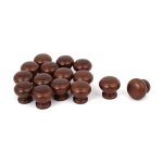 Sourcing map maison cabinet tiroir 27mmx24mm bois bois poigne saisir poigne fonc rouge marron pour ...