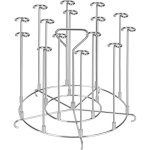 Ahlsen support  brochettes pour friteuse sans huile - l19. 5 x h14. 2 cm - accessoire air fryer en inox ...