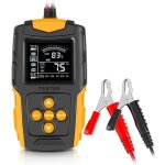 Ahlsen - testeur de batterie pour voiture, 12v / 24v analyseur de batterie numrique lcd outil de diagnostic ...
