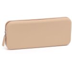 Ahlsen - trousse de maquillage en silicone, lavable zipp�e trousse de pinceaux maquillage, trousse de ...