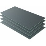 Aica sanitaire - aica panneau  carreler 1250x600x6 pack de 4 panneau de construction  carreler