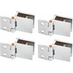 Aiducho - charnire en verre en alliage, 4 pcs clip de porte en verre charnire pour porte en verre 0 ...