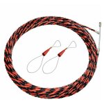 Aiguille electricien 50m tire fil electrique 5mm diam�tre aiguille tire fil, r�tractable d'installation ...
