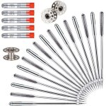 Aiguilles pour machines � coudre, 50 aiguilles universelles, compatibles avec singer, brother, janome, ...