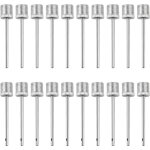 Aiguille de pompe � ballon, 20pcs aiguille de pompe acier inoxydable aiguille gonflage ballon aiguilles ...