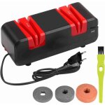 Aiguiseur de couteaux lectrique professionnel en 2 tapes ciseaux aiguiseurs pour usage domestique et ...