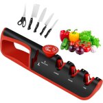 Aiguiseur de couteaux - aiguiseur de couteaux manuel - r�glables bouton d'angle aiguiseur de couteaux ...