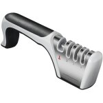 Aiguiseur couteaux professionnel, 4 en 1 affuteur couteau de cuisine avec base anti - drapante, eguiseur ...