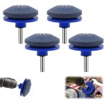 Aiguiseur de lames de tondeuse � gazon pour lames �mouss�es (bleu, lot de 4)