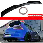 Aileron de toit arrire de voiture extension lip spoiler de coffre arrire aile pour volkswagen vw golf ...