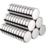 Aimants 60pcs, aimant en nodyme ultra puissant pour frigo, petits aimants ronds pour rfrigrateur, plaque ...