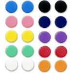 Aimant frigo lot de 20 - magn�tique puissant pour tableau blanc, frigo, bureau, �cole, maison - mini ...