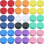 Aimant frigo 40pcs aimants tableau magn�tique aimant puissant petit rond color�s d�coratifs magnet pour ...