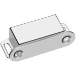 Aimant de loquet magn�tique, paquet de 6 serrures de porte magn�tiques monobloc