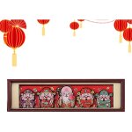 Aimants pour r�frig�rateur - design de couplet th�me dieu de la richesse